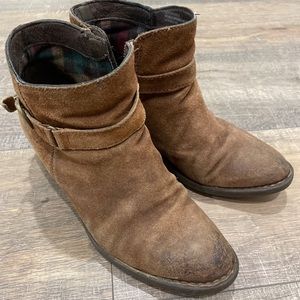 Born suede leather ankle boots